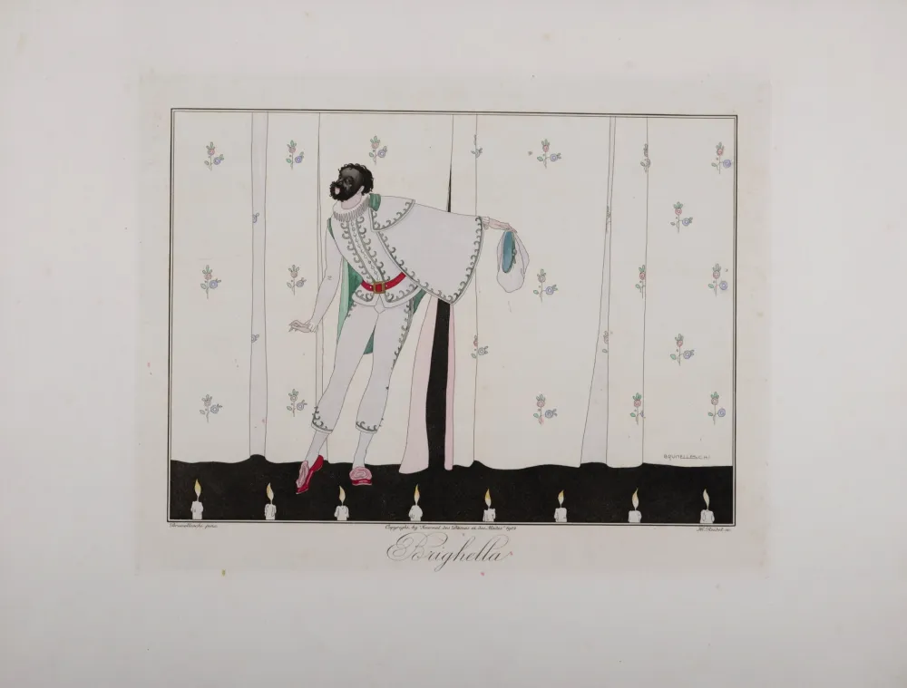 彫版 Brunelleschi - Brighella, 1914 - Masterpiece!