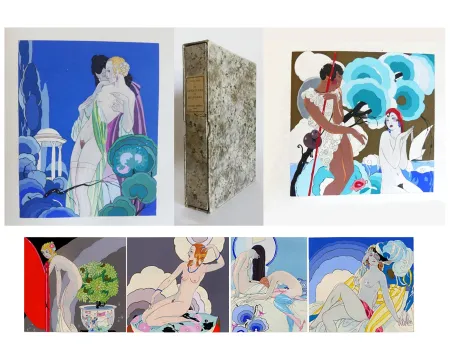 挿絵入り本 Brunelleschi - Pierre Louÿs : LES AVENTURES DU ROI PAUSOLE. Avec 17 pochoirs hors-texte (Paris 1930)