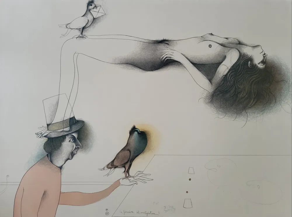 リトグラフ Bruni - Lettera D`amore