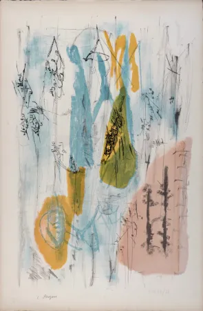 リトグラフ Bryen - Structure imaginaire, 1951 - Hand-signed!