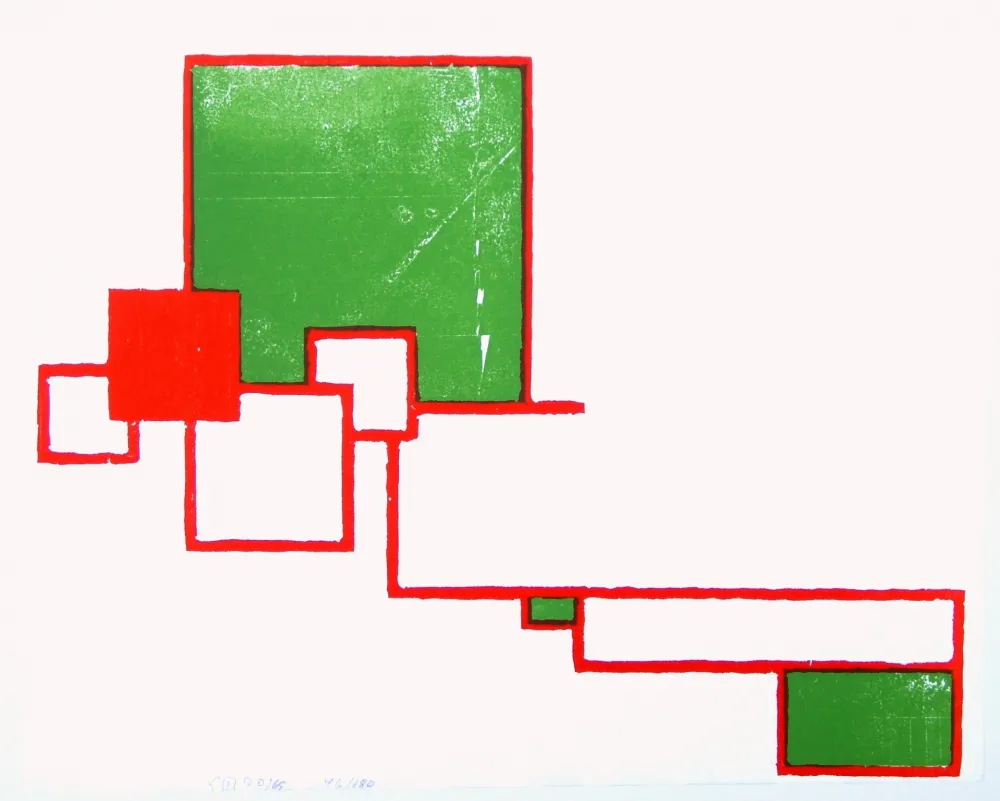 木版 Buchholz - Ohne Titel (No Title)