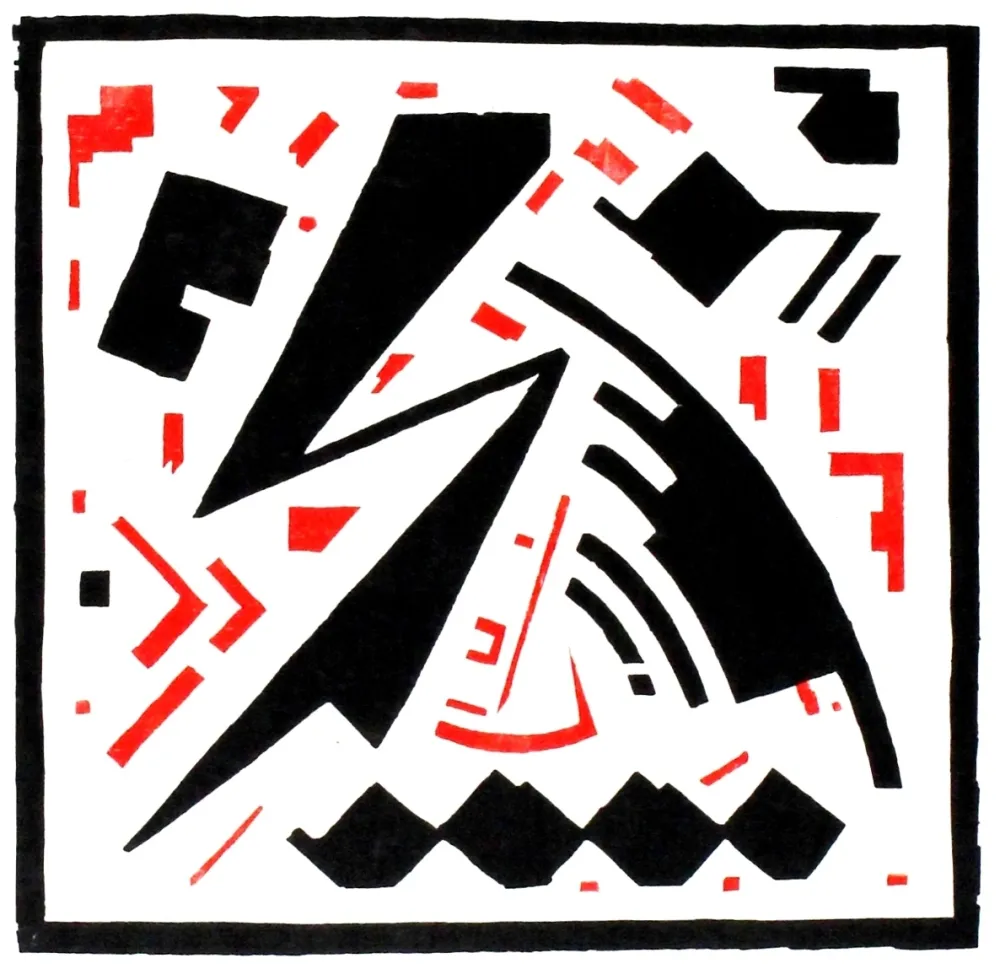 木版 Buchholz - Ohne Titel (No Title)