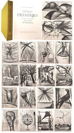 挿絵入り本 Buffet - Bernard BUFFET Graveur - CYRANO DE BERGERAC. Voyages fantastiques aux états et empires de la lune et du soleil.