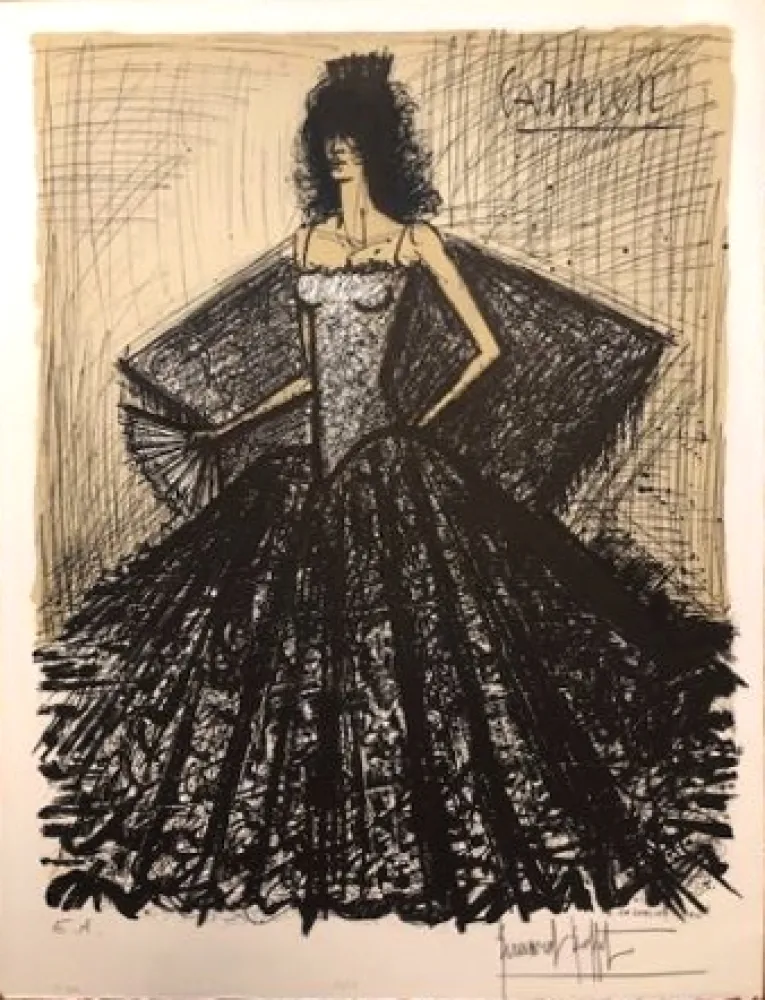 リトグラフ Buffet - Carmen