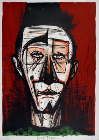 リトグラフ Buffet - Clown Blanc, 1968 - Hand-signed