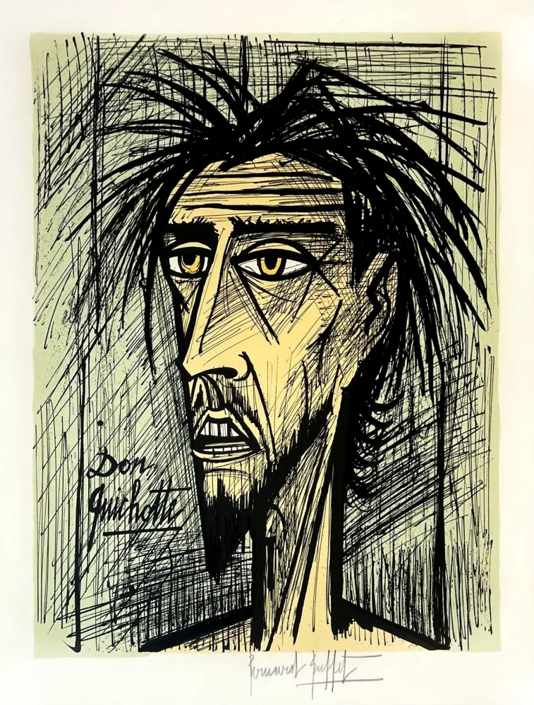 リトグラフ Buffet - Don Quichotte 