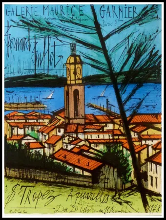 掲示 Buffet -  GALERIE MAURICE GARNIER - SAINT TROPEZ