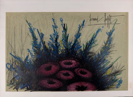 リトグラフ Buffet - Herbier