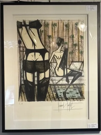 リトグラフ Buffet - Jeux de dames IX