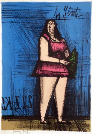 リトグラフ Buffet - La géante