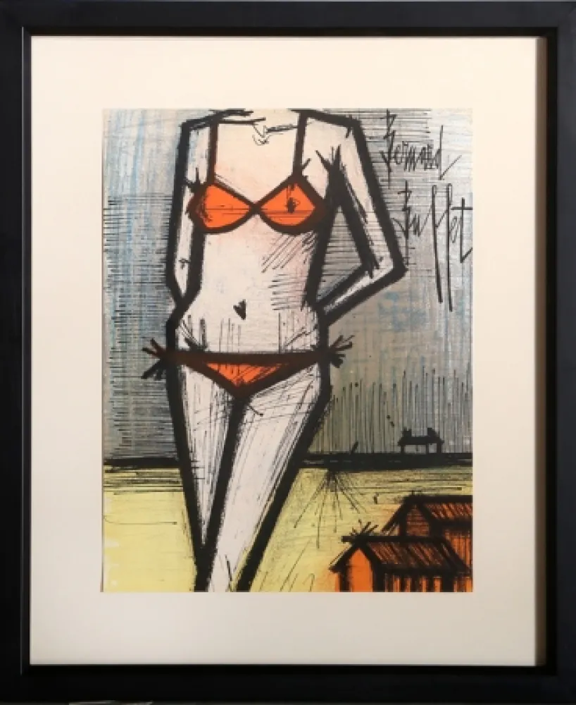 リトグラフ Buffet - La Plage