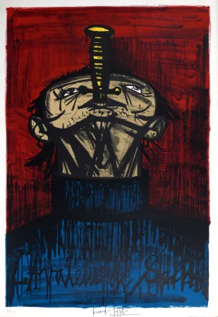 リトグラフ Buffet - L'avaleur de sabre, 1968 - Hand-signed