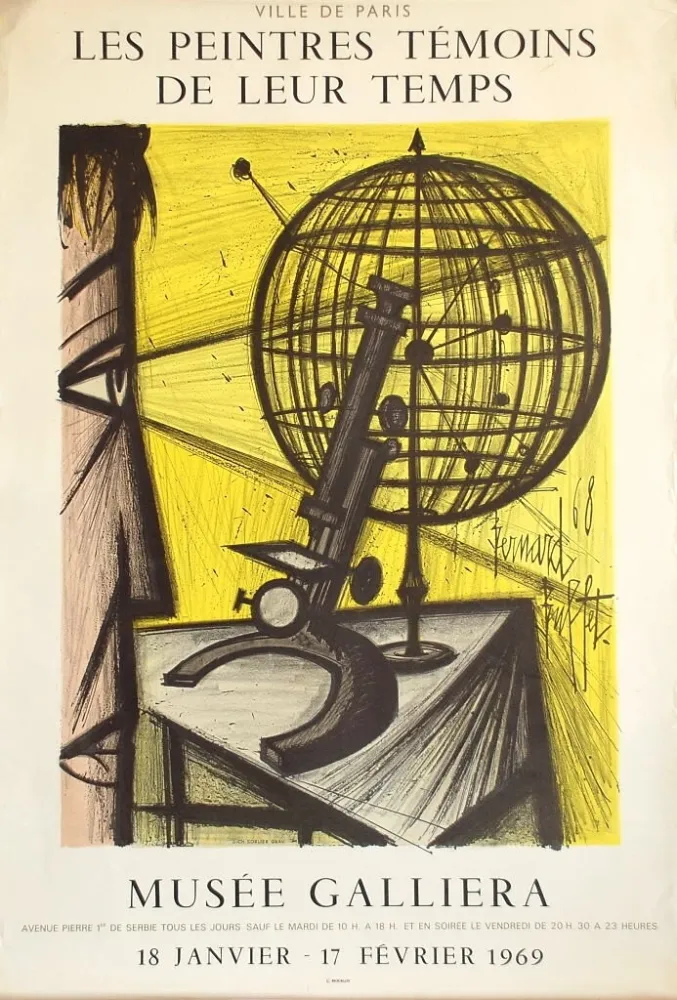 掲示 Buffet - Le Microscope - Les Peintres Témoins de Leur Temps