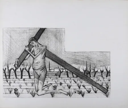 エッチングと　アクチアント Buffet - Le Portement de Croix, La Passion du Christ