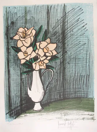 リトグラフ Buffet - Les Camélias - The Camelias