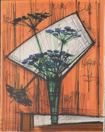 リトグラフ Buffet - Les ombelles, 1972