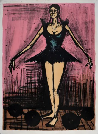 リトグラフ Buffet - Mme Mademoiselle, 1968