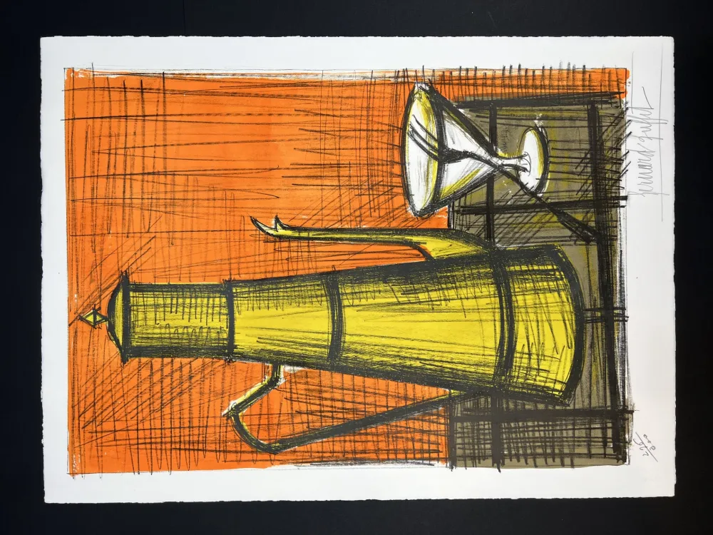 リトグラフ Buffet - NATURE MORTE A LA CAFETIERE