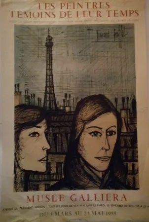 掲示 Buffet - Peintres témoins de leur temps - 1958