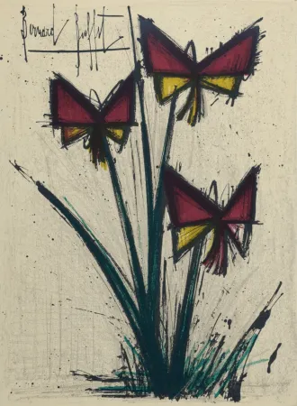 リトグラフ Buffet - Pensées, 1965