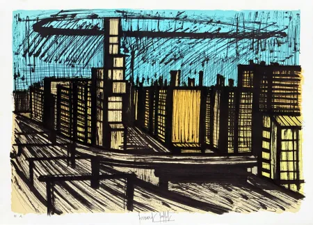 リトグラフ Buffet - Quartier de Ginza - Tokyo