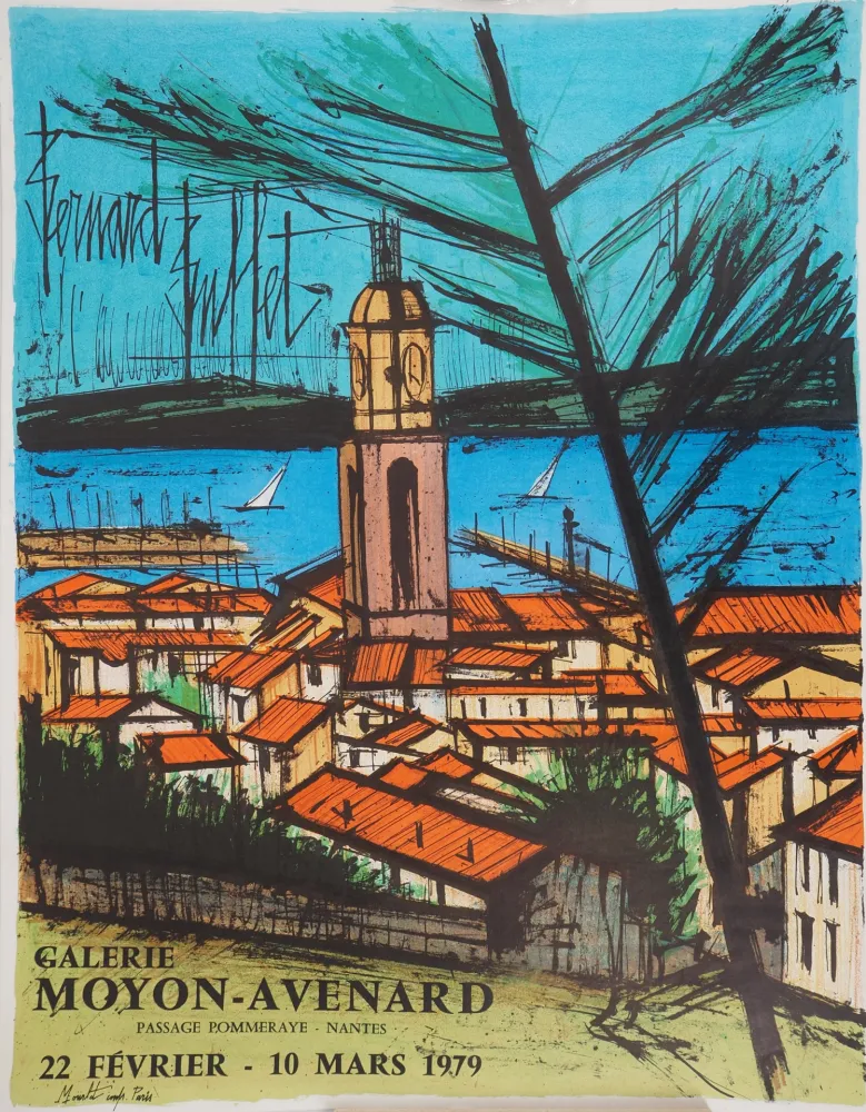 リトグラフ Buffet - St Tropez