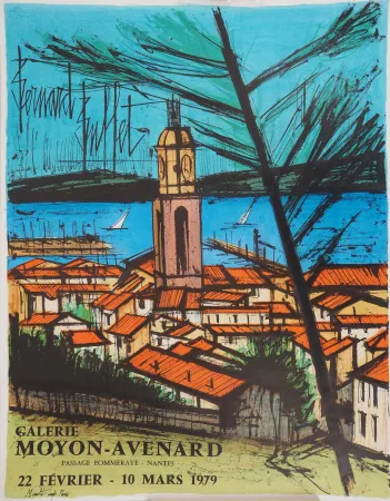 リトグラフ Buffet - St Tropez