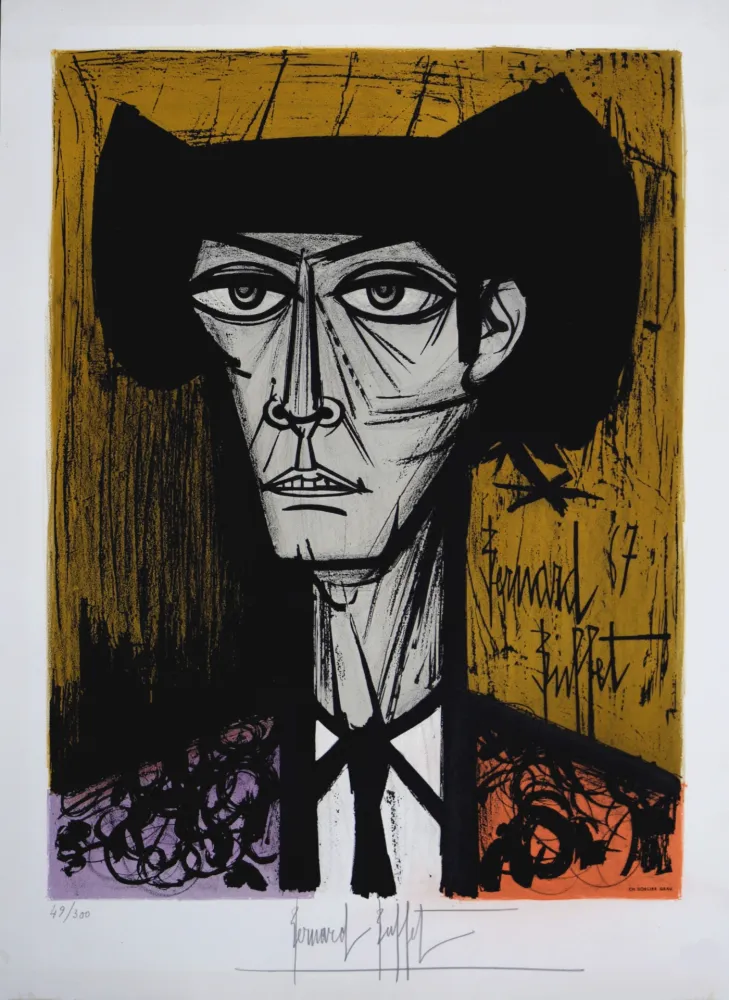 リトグラフ Buffet - Toreador, 1967 - Hand-signed!