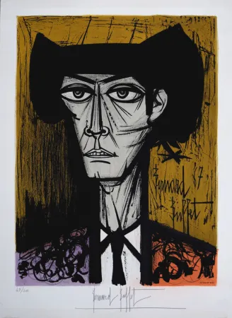 リトグラフ Buffet - Toreador, 1967 - Hand-signed!