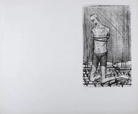 彫版 Buffet - Un genoux, La Passion du Christ 