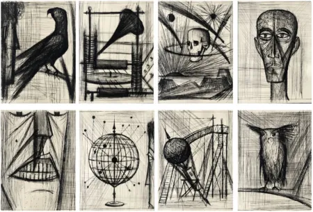 挿絵入り本 Buffet - Voyages Fantastiques aux États et Empires de la Lune et du Soleil (Cyrano de Bergerac)