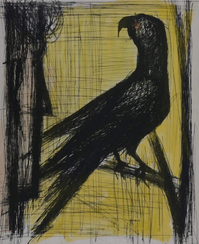 彫版 Buffet - Voyages fantastiques de Cyrano de Bergerac, 1958