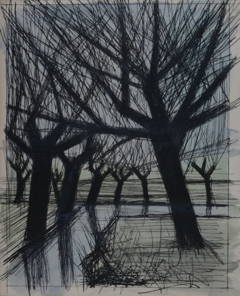 彫版 Buffet - Voyages fantastiques de Cyrano de Bergerac, 1958