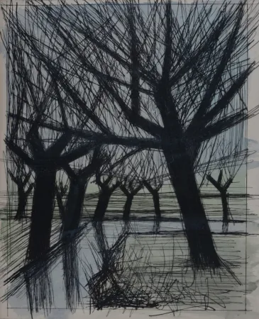 彫版 Buffet - Voyages fantastiques de Cyrano de Bergerac, 1958