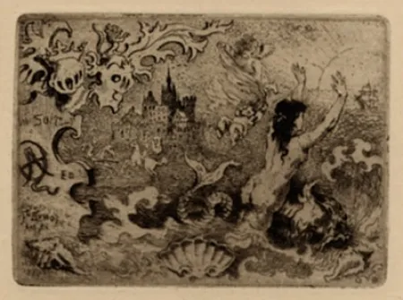 挿絵入り本 Buhot - Le diable amoureux