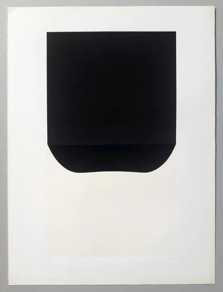 リトグラフ Burri - Bianchi e neri II-D