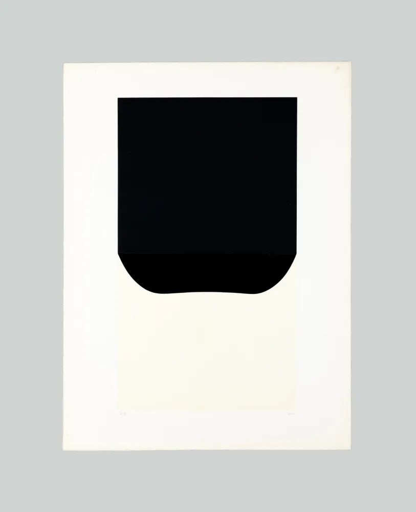 リトグラフ Burri - Bianchi e neri II-D