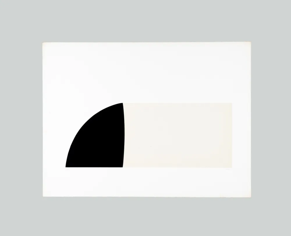 リトグラフ Burri - Bianchi e neri II-F