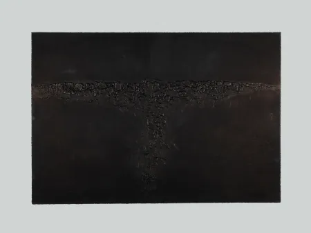 エッチングと　アクチアント Burri - Cretto Nero F