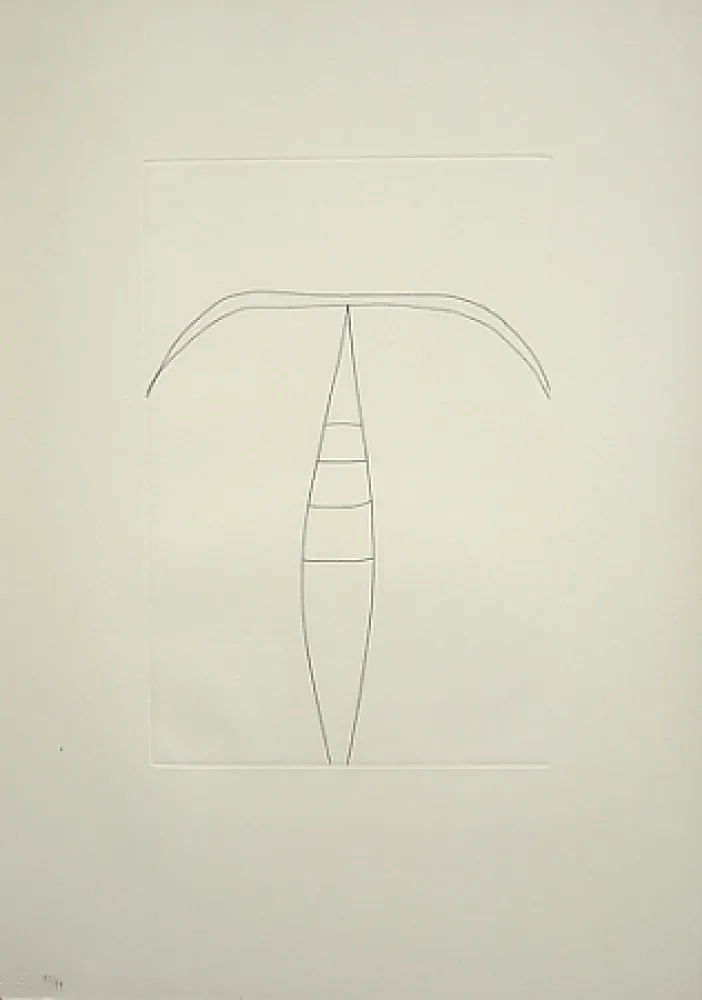 彫版 Burri - Senza titolo