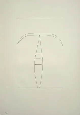 彫版 Burri - Senza titolo