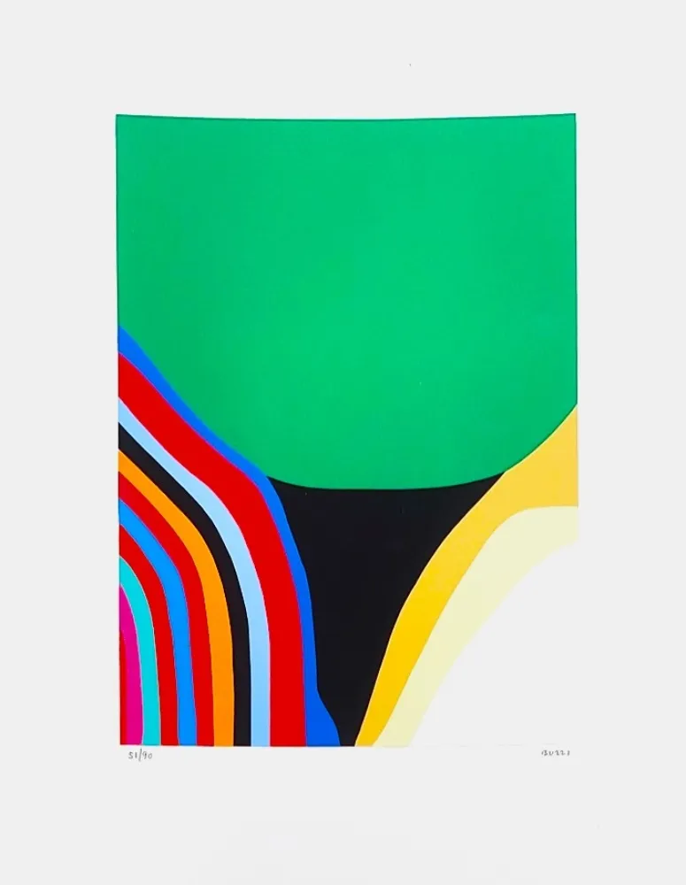 シルクスクリーン Burri - Serigrafia 1