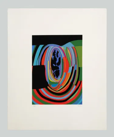 シルクスクリーン Burri - Serigrafia 1-B