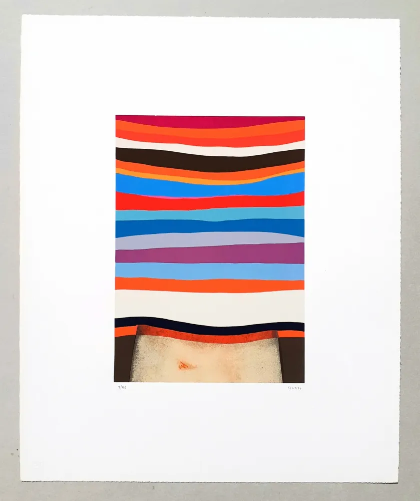 シルクスクリーン Burri - Serigrafia 1-D