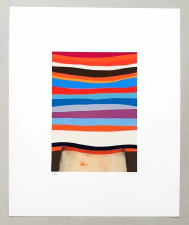 シルクスクリーン Burri - Serigrafia 1-D