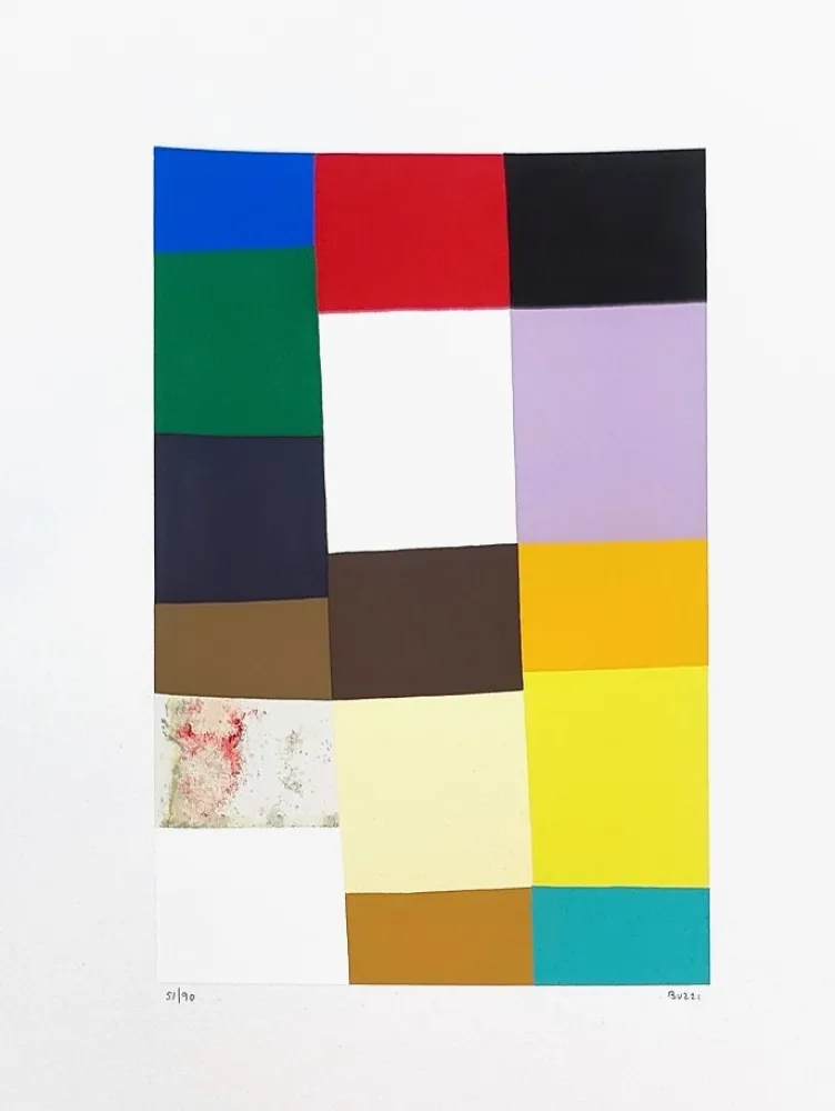 シルクスクリーン Burri - Serigrafia 2