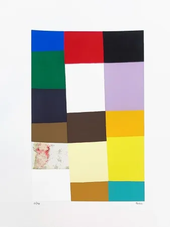 シルクスクリーン Burri - Serigrafia 2