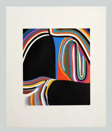 シルクスクリーン Burri - Serigrafia 2-B