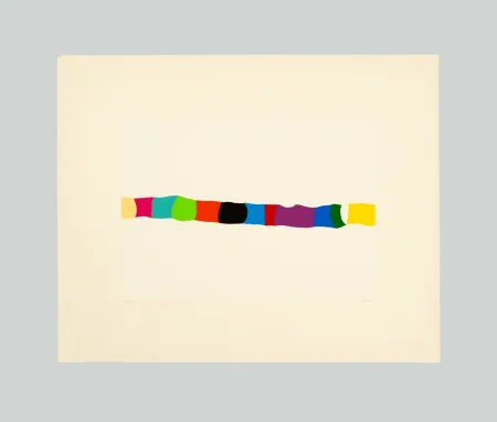 シルクスクリーン Burri - Serigrafia 2-C