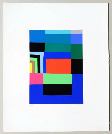 シルクスクリーン Burri - Serigrafia 3